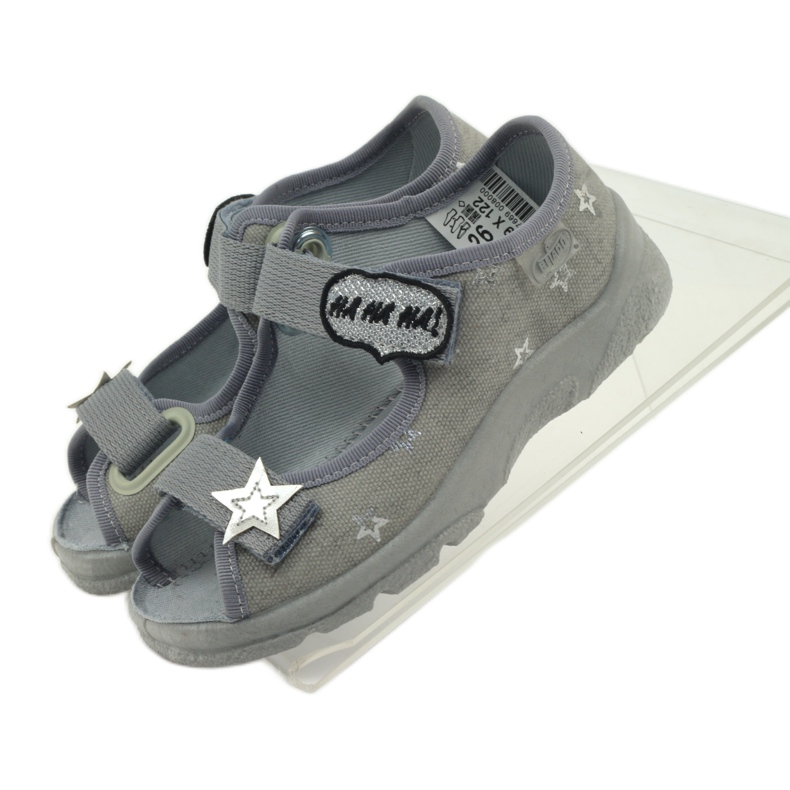 Sandale za djevojčice Befado 969y122 sive siva 5