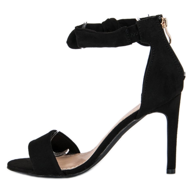 Bestelle Antilop sandale s patentnim zatvaračem crna 1