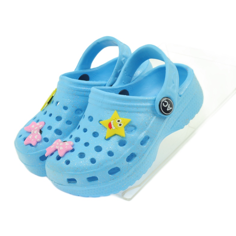 American Club Američke plave heklane papuče plava 4