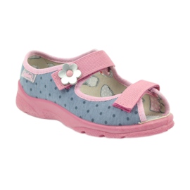 Sandale za dječake Befado 969x093 sive siva ružičasta 1