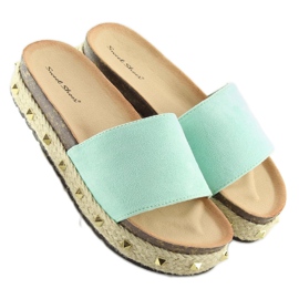 Mint espadrile LS51 LT.ZELENE zelena 2