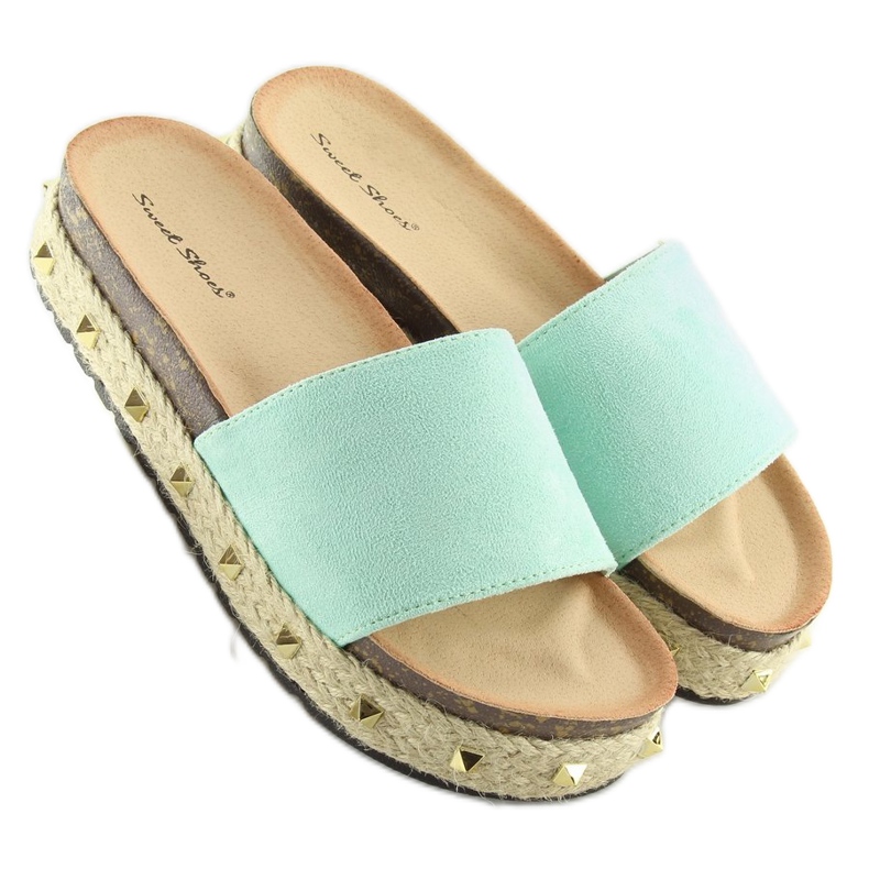 Mint espadrile LS51 LT.ZELENE zelena 2