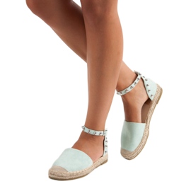 Bestelle Espadrile od mente zelena višebojan 2