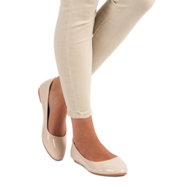 Diamantique Lakirane balerine smeđa 1