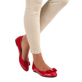 Diamantique Lakirane balerinke s mašnom crvena 1