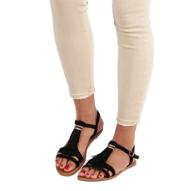 Abloom Sandale s resama crna 1