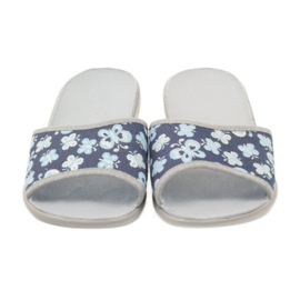 Befado ženske cipele papuče 300D040 papuče plava siva tamnoplava 4