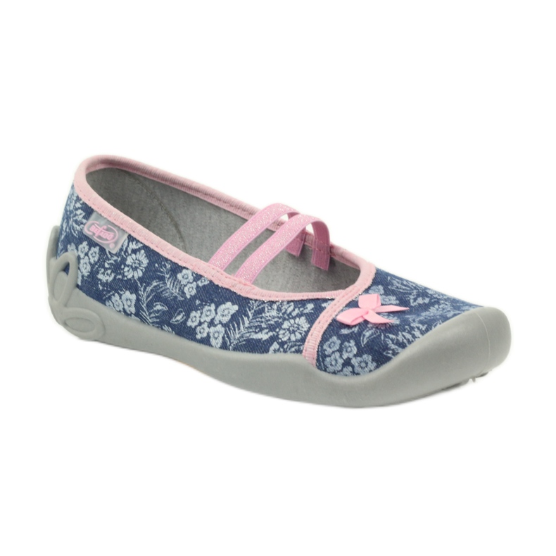 Cvijeće papuče Befado 116y232 traperice plava ružičasta tamnoplava 1