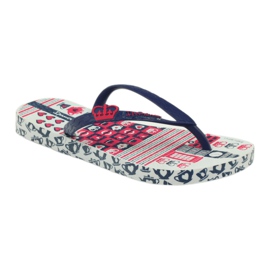 Mornarsko plavi flip -flops s uzorcima vode ipanema 81640 mornarsko plava 1