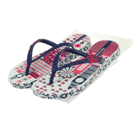 Mornarsko plavi flip -flops s uzorcima vode ipanema 81640 mornarsko plava 4