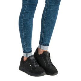 Mckeylor Crno zavezane sportske cipele 1