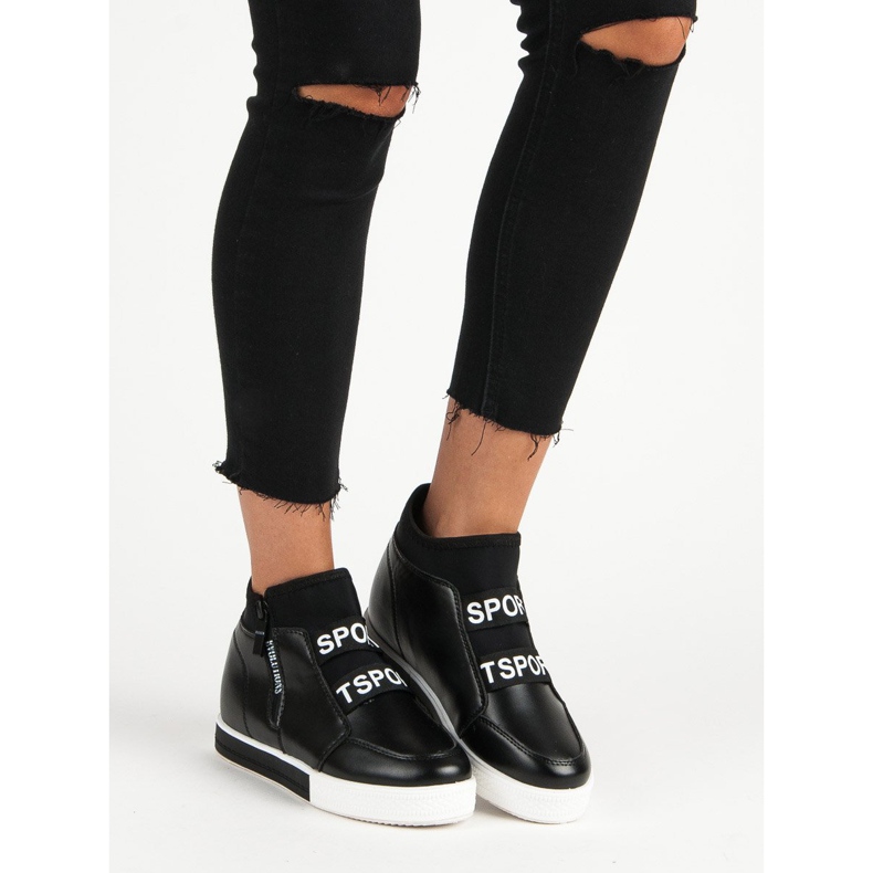 Crne tenisice sa patentnim zatvaračem crna 1