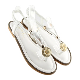 Bijele sandale za žene 7537 bijele bijela 2