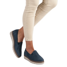 Vinceza cipele od antilopa plava 2