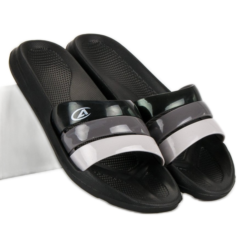 American Club Američke papuče za bazen crno 2