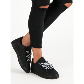 Crne modne tenisice crno 1