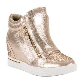 Elegantne tenisice, tenisice žuta boja raznobojna 1