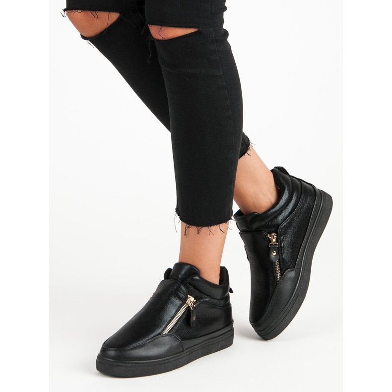 Lgm Crne tenisice sa patentnim zatvaračem crna 2