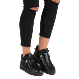 Lgm Crne tenisice sa patentnim zatvaračem crna 1