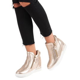 Tenisice s patentnim zatvaračem žuta boja 1