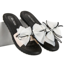 Papuče s mašnom smeđa 1