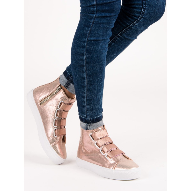 Ružičaste tenisice s gumicom ružičasta 1