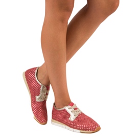 Kylie Modne vezane tenisice crvena 2