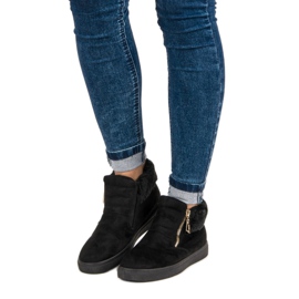 Sport Crne tenisice iznad gležnja crna 1