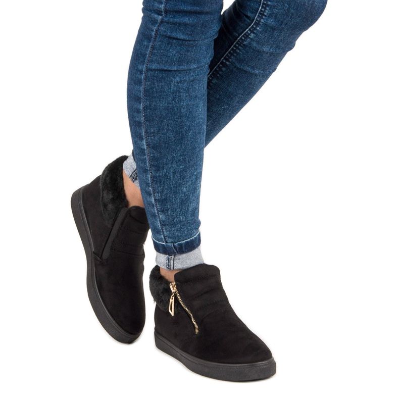 Sport Crne tenisice iznad gležnja crna 2