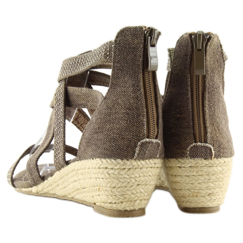Sandale espadrile ME11783 coffe smeđa 2