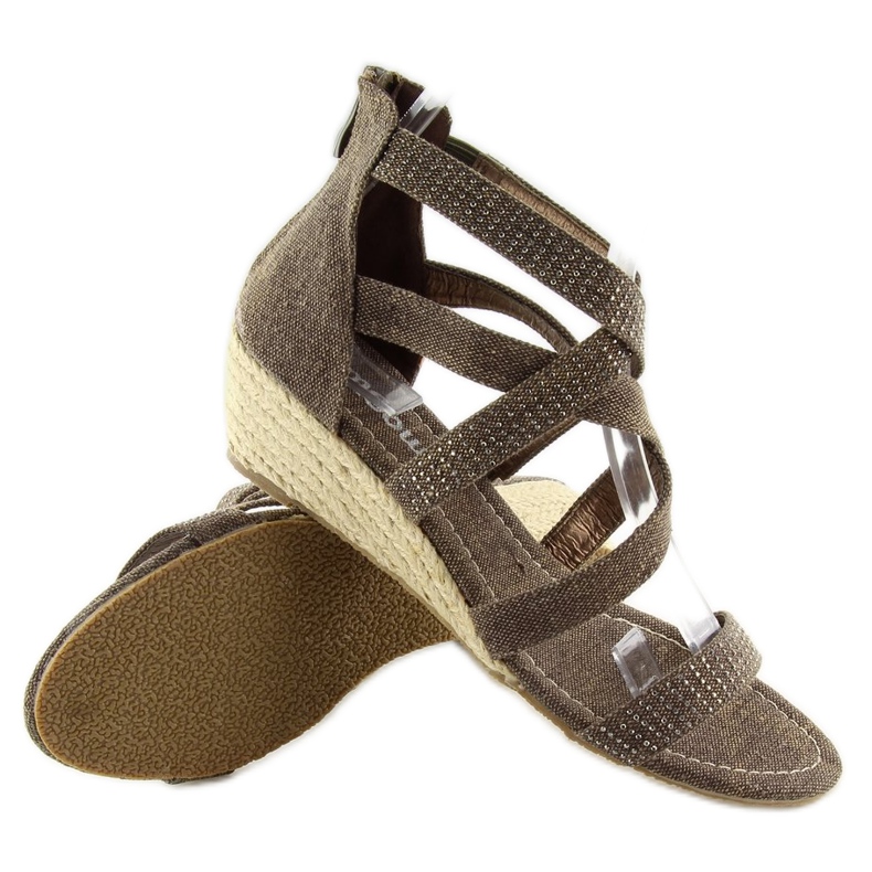 Sandale espadrile ME11783 coffe smeđa 1
