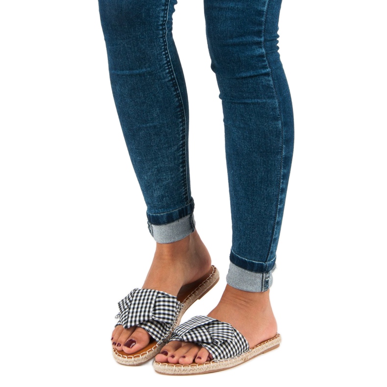 Seastar Provjerene crne papuče bijela crna 1