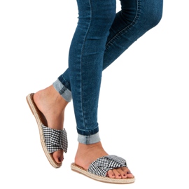 Seastar Provjerene crne papuče bijela crna 2