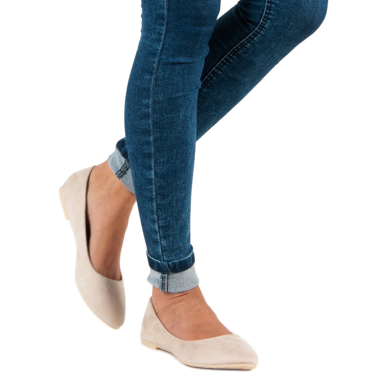 Seastar Balerine od antilopa bež 2