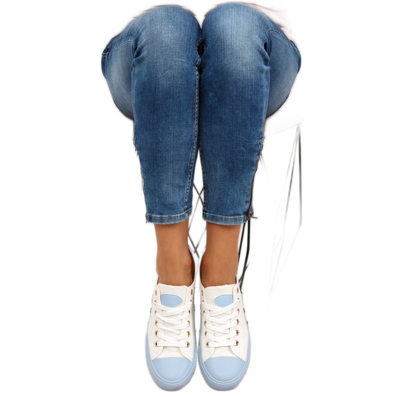 Tenisice od gume u boji W-3051 Plave bijela 1