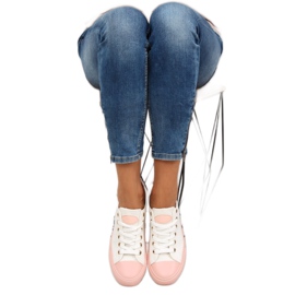 Tenisice od gume u boji W-3051 Bijele bijela 1