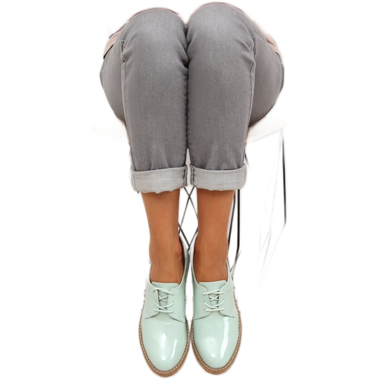 Loaferice s kožnom unutrašnjosti 7153 Plave plava 1