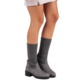 Seastar Slip-on visoke čizme siva 2