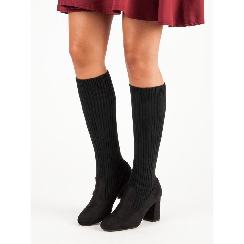 Seastar Crne prikovane čizme crno 2