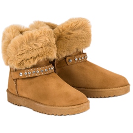 Seastar Mukluki s krznom smeđa 2