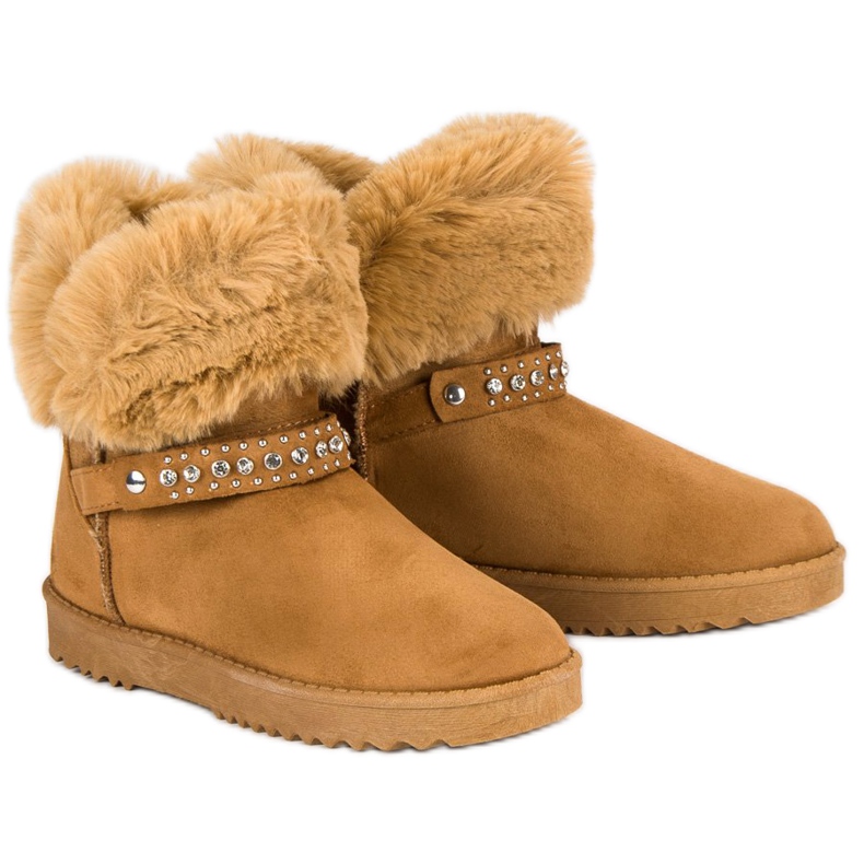 Seastar Mukluki s krznom smeđa 2