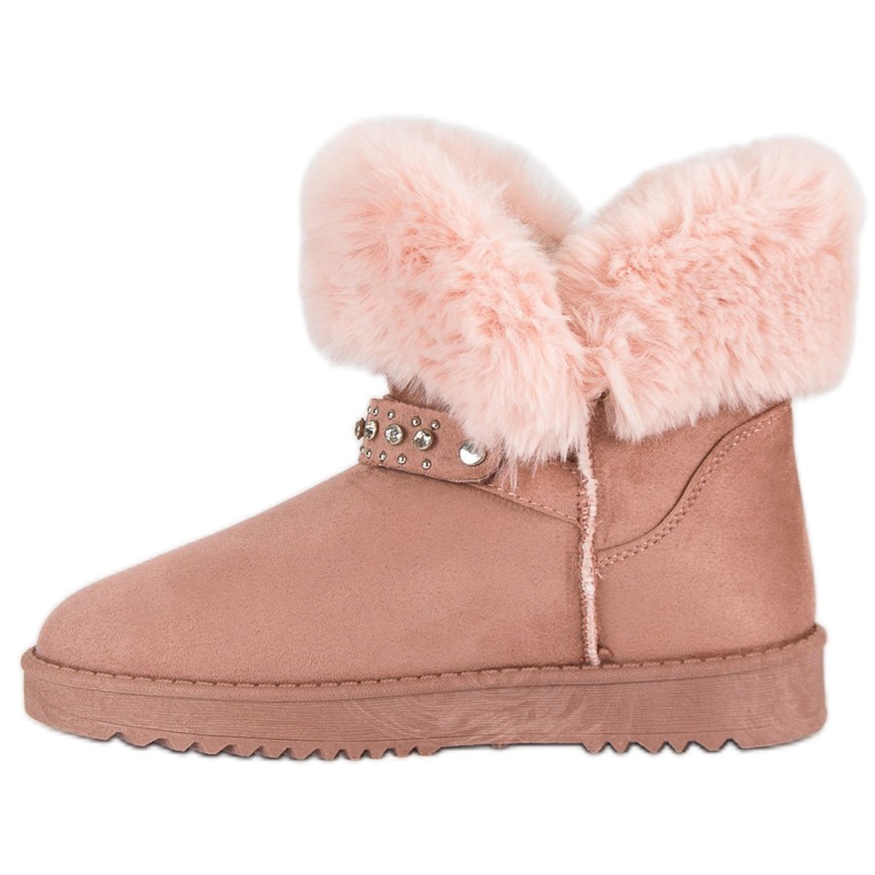 Seastar Mukluki sa krznom ružičasta 1