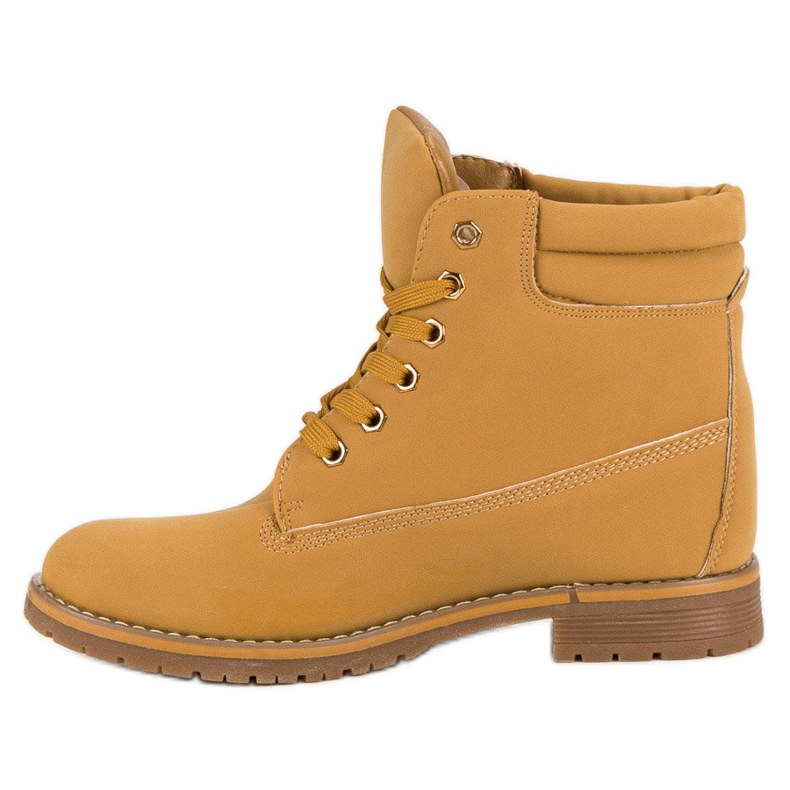 Klasične ženske traperice smeđa 1