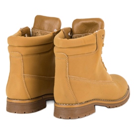 Klasične ženske traperice smeđa 2