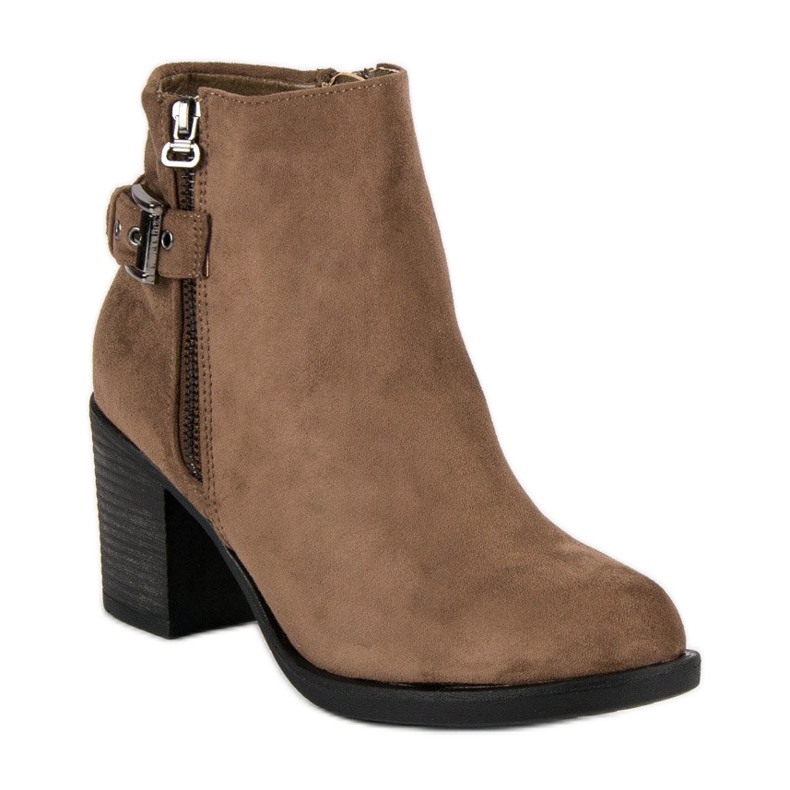 Small Swan Modne ženske čizme smeđa 1