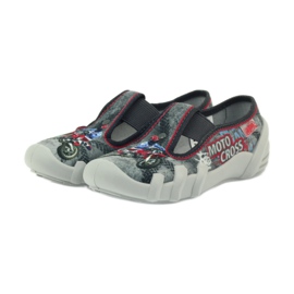 Befado dječje cipele papuče 290x166 siva crvena 3