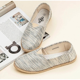 Rebraste espadrile siva 2