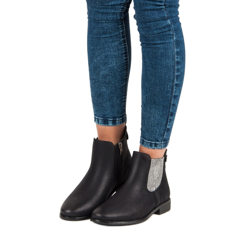 Vinceza Elegantne čizme Jodhpur crno 1