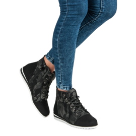 Vinceza Camo tenisice iznad gležnja crno 1