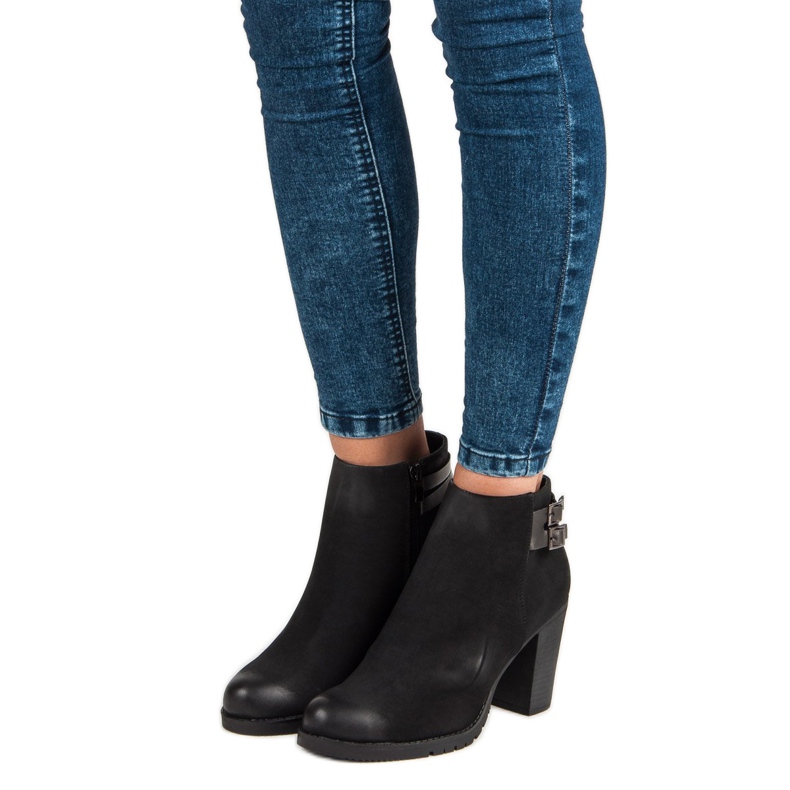 Show It Klasične čizme na postu crna 1